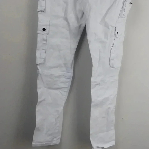 White Jeans Men Hyper Force Denim Straight Boys Waist Size 30/30 - Picture 4 of 4